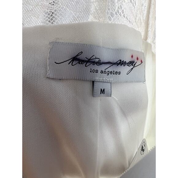 Katie May Take A Slip Dress In Ivory Size Medium Sleeveless - Picture 8 of 11